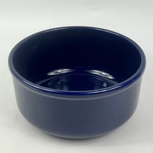 Vintage S Wachtersbach Cobalt Blue Ceramic Mixing Bowl Spain Signed Glossy Table